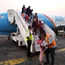 RDC : 121 Congolais rapatries d‘Afrique du Sud apres une vague d‘actes xenophobes