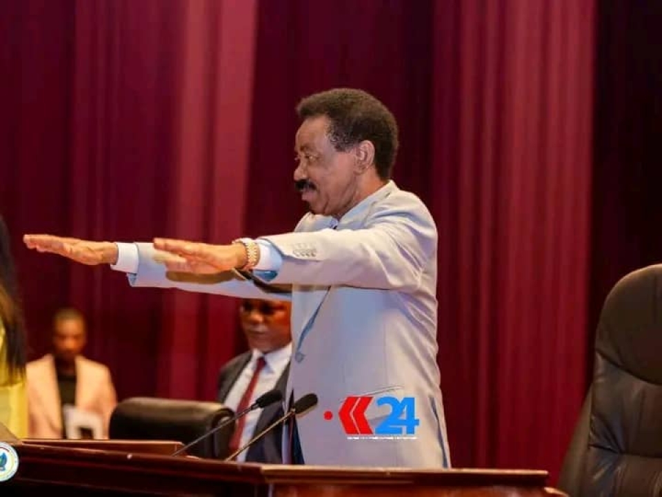 RDC/Assemblee nationale : Christophe Mboso officialise son ambition de retour a la presidence du Bureau