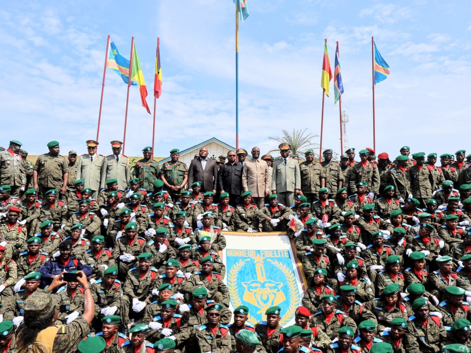 Academie militaire de Kananga: prise d‘armes d‘un nouveau contingent d‘officiers FARDC pour renforcer l‘autorite de l‘Etat !