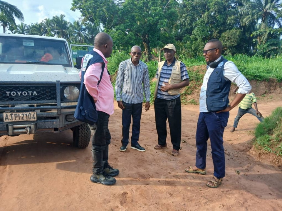 Kasai Central : En mission d‘inspection et de suivi a Dibaya, l‘OVDA salue l‘effectivite des travaux de rehabilitation des routes de desserte agricole