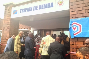 Kasai Central : le depute national Thierry Mulumba dote le TRIPAIX de Demba d‘un batiment moderne