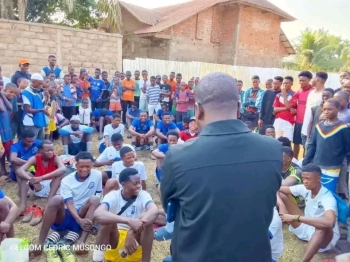 Tshikapa : Cedric Musongo galvanise Casque Bleu U17 avant l‘ouverture du championnat provincial