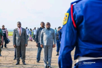 Kasai Oriental : le VPM de l‘interieur Jacquemain Shabani en mission de service a Mbuji-Mayi