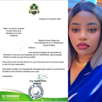 Denise Dussauchoy démissionne à l‘US Tshinkunku