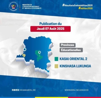 EXETAT 2025 : Les resultats du Kasai Oriental 2 et de Kinshasa Lukunga deja disponibles !