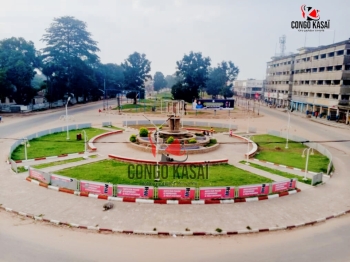 Rond-point Immo Kasaï/Blvd Lumumba à Kananga ©Ph prise ce mardi 20.01.2026 © Congokasai.com